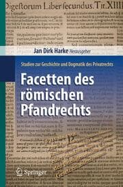 Cover von Facetten des römischen Pfandrechts