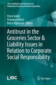 Cover von Antitrust in the Groceries Sector & Liability Issues in Relation to Corporate Social Responsibility