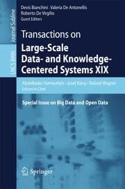 Cover von Transactions on Large-Scale Data- and Knowledge-Centered Systems XIX