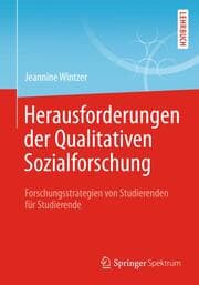 Cover von Herausforderungen in der Qualitativen Sozialforschung