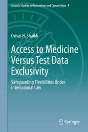 Cover von Access to Medicine Versus Test Data Exclusivity