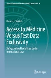 Cover von Access to Medicine Versus Test Data Exclusivity