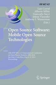Cover von Open Source Software: Mobile Open Source Technologies