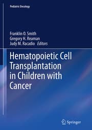 Cover von Hematopoietic Cell Transplantation in Children with Cancer