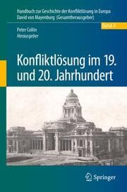 Cover von Konfliktlösung im 19. und 20. Jahrhundert