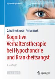 Cover von Kognitive Verhaltenstherapie bei Hypochondrie und Krankheitsangst