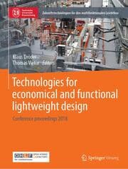 Cover von Technologies for economical and functional lightweight design