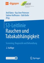Cover von S3-Leitlinie Rauchen und Tabakabhängigkeit: Screening, Diagnostik und Behandlung
