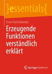 Cover von Erzeugende Funktionen verständlich erklärt