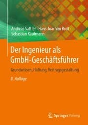 Cover von Der Ingenieur als GmbH-Geschäftsführer