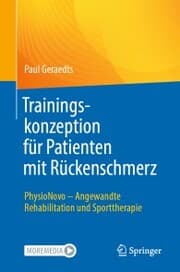 Cover von Trainingskonzeption für Patienten mit Rückenschmerz
