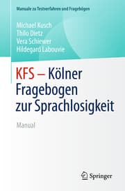 Cover von KFS - Kölner Fragebogen zur Sprachlosigkeit
