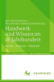 Cover von Handwerk und Wissen im 18. Jahrhundert