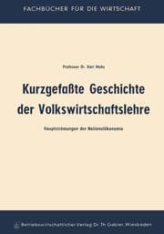 Cover von Kurzgefaßte Geschichte der Volkswirtschaftslehre
