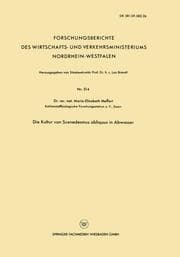 Cover von Die Kultur von Scenedesmus obliquus in Abwasser