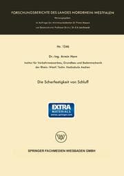 Cover von Die Scherfestigkeit von Schluff