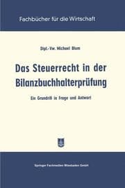 Cover von Das Steuerrecht in der Bilanzbuchhalterprüfung