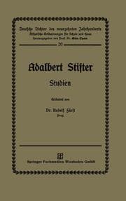 Cover von Adalbert Stifter