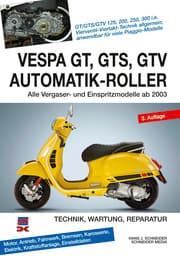 Cover von Vespa GT, GTS, GTV Automatik-Roller