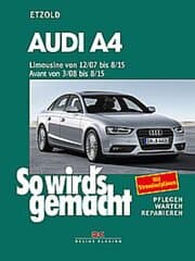 Cover von Audi A4, Limousine 12/07-8/15, Avant 3/08-8/15