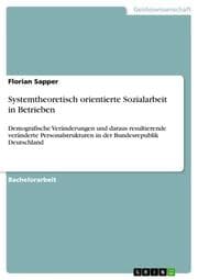 Cover von Systemtheoretisch orientierte Sozialarbeit in Betrieben