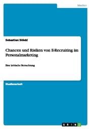 Cover von Chancen und Risiken von E-Recruiting im Personalmarketing