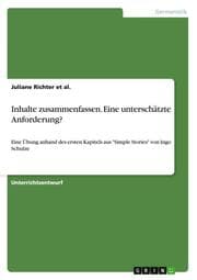 Cover von Inhalte zusammenfassen. Eine unterschätzte Anforderung?