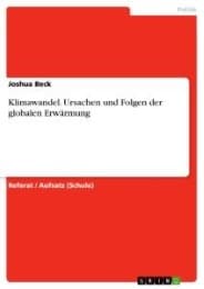 Cover von Klimawandel. Ursachen und Folgen der globalen Erwärmung