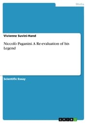 Cover von Niccolò Paganini. A Re-evaluation of his Legend