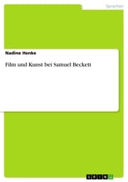 Cover von Film und Kunst bei Samuel Beckett