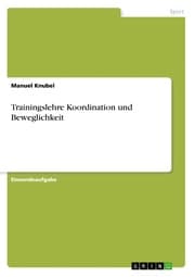 Cover von Trainingslehre Koordination und Beweglichkeit