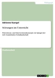 Cover von Störungen im Unterricht