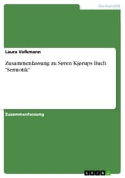 Cover von Zusammenfassung zu Søren Kjørups Buch 'Semiotik'