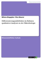 Cover von Differenzierungsnährböden im Rahmen qualitativer Analysen in der Mikrobiologie