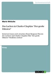 Cover von Das Lachen in Charles Chaplins 'Der große Diktator'