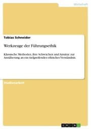 Cover von Werkzeuge der Führungsethik