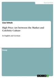 Cover von High Price. Art between the Market and Celebrity Culture