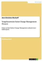 Cover von Vorgehensweise beim Change Management Prozess