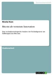 Cover von Bitcoin als vernetzte Innovation