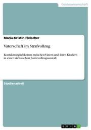 Cover von Vaterschaft im Strafvollzug