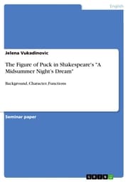 Cover von The Figure of Puck in Shakespeare's 'A Midsummer Night's Dream'