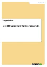 Cover von Konfliktmanagement für Führungskräfte.