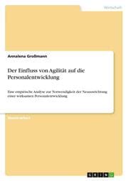 Cover von Der Einfluss von Agilität auf die Personalentwicklung