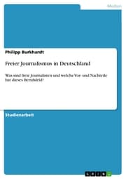 Cover von Freier Journalismus in Deutschland