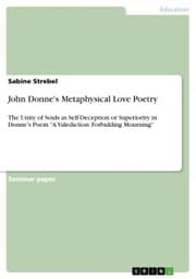 Cover von John Donne's Metaphysical Love Poetry