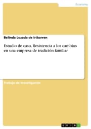 Cover von Estudio de caso. Resistencia a los cambios en una empresa de tradición familiar