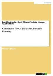 Cover von Consultants for CC Industries. Business Planning