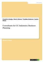 Cover von Consultants for CC Industries. Business Planning