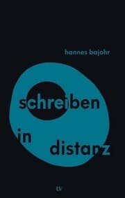 Cover von schreiben in distanz