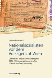 Cover von Nationalsozialisten vor dem Volksgericht Wien